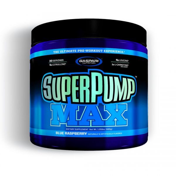 Gaspari Nutrition Super Pump Max 480 Blue Raspberry