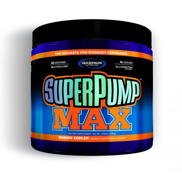 Gaspari Nutrition Super Pump Max Orange Cooler Front